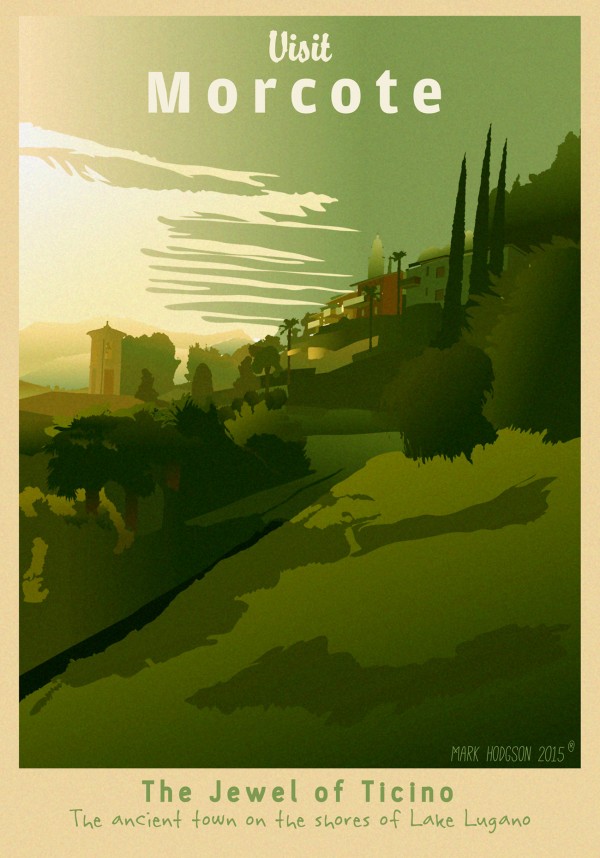 Visit Morcote by VINTAGE POSTER